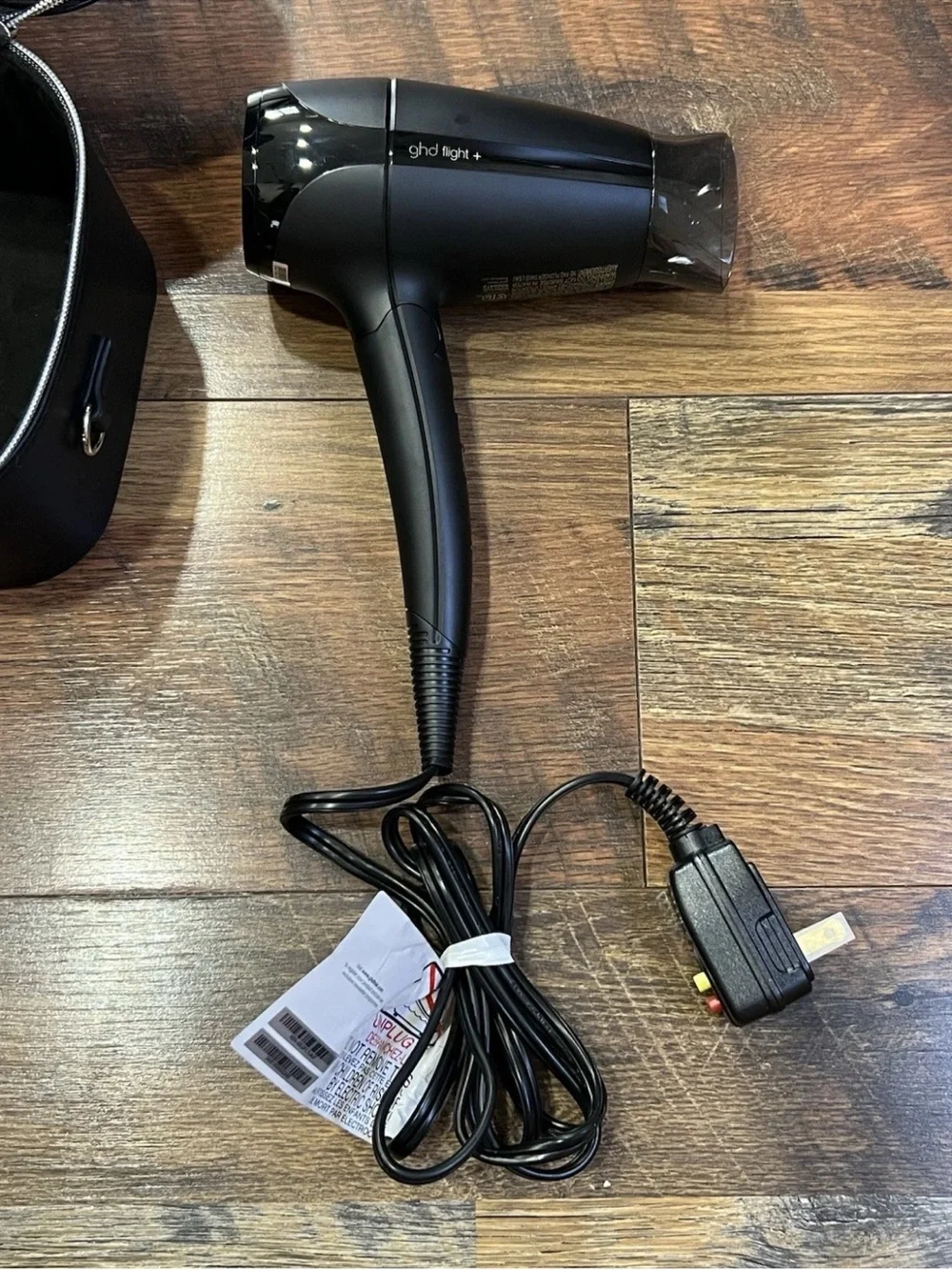 NEW ghd Flight + Travel Hair Dryer - Hairdryer (Black) With Luxury Travel Case